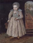Lettice Newdigate aged two unknow artist